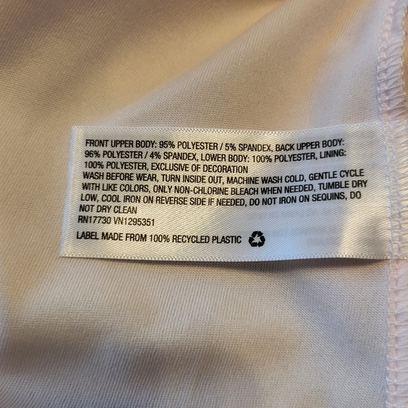 Blush Pink Sparkle Dress - Picture 4 of 5